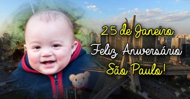 25 de Janeiro, feliz aniversário São Paulo