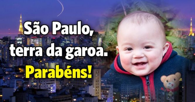São Paulo, terra da garoa, parabéns