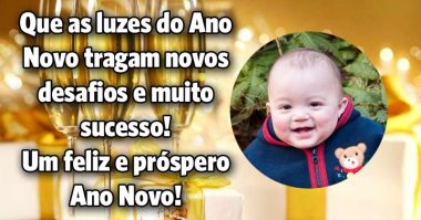 Que as luzes do Ano Novo tragam novos desafios e muito sucesso