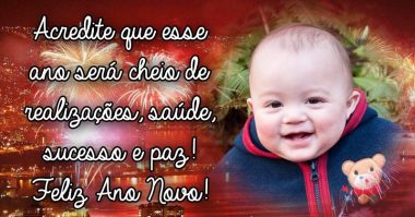 Acredite que esse ano será cheio de realizações, saúde, sucesso e paz