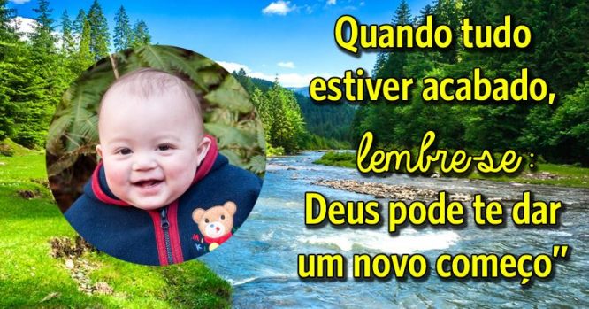 Deus pode te dar um novo começo