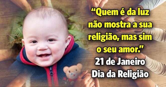 Quem é da luz não mostra a sua religião, mas sim o seu amor