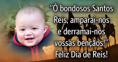 Ó bondosos Santos Reis, amparai-nos e derramai-nos vossas bençãos