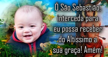 Interceda para que eu possa receber do Altíssimo a sua graça