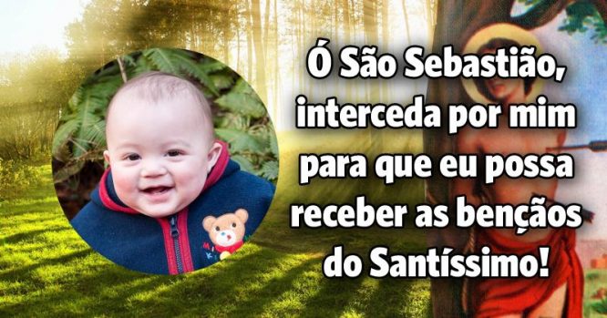 Interceda por mim para que eu possa receber as bençãos do Santíssimo