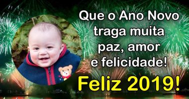 Que o Ano Novo traga muita paz, amor e felicidade