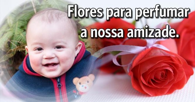 Flores pra perfumar a nossa amizade