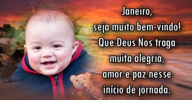 Que Deus nos traga muita alegria, amor e paz nesse início de jornada