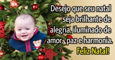 Desejo que seu natal seja brilhante e iluminado de paz e alegria