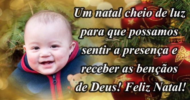 Um natal cheio de luz para receber as bençãos de Deus